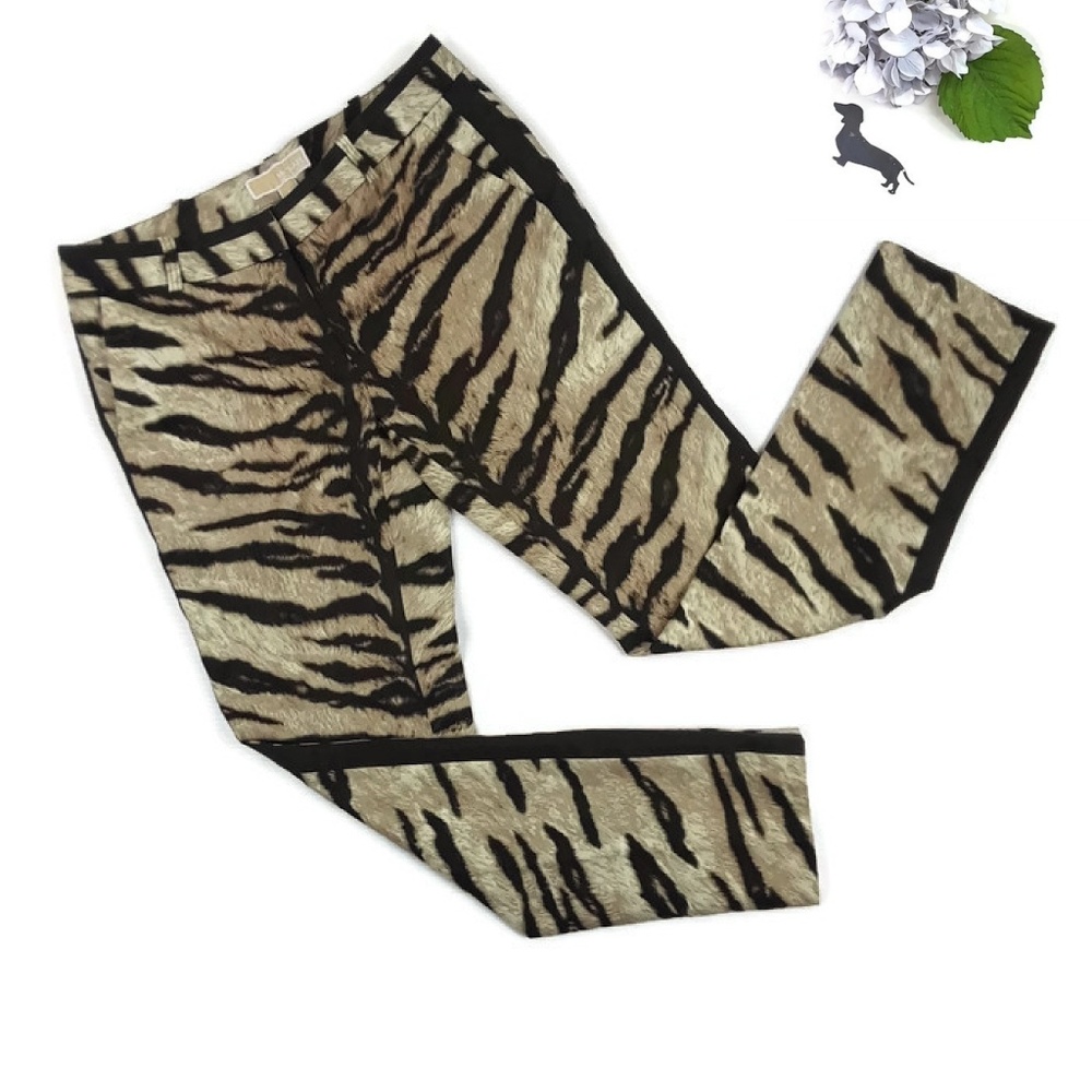 Michael Kors zebra print skinny pant. Size 4.